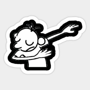 Dabbing Active Sticker